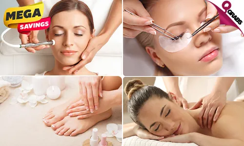 Choose THREE Beauty Services: Diamond Peel, Lash Extensions, Massage, Mani-Pedi and More!